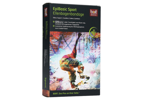 BORT EpiBasic Sport Bandage M schwarz (PZN 9777322)