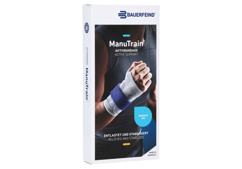MANUTRAIN Handgelenkbandage links Gr.2 schwarz (PZN 7552369)