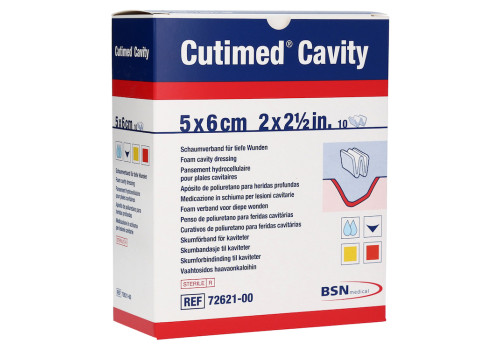CUTIMED Cavity Schaumverb.5x6 cm nicht haftend (PZN 6080365)