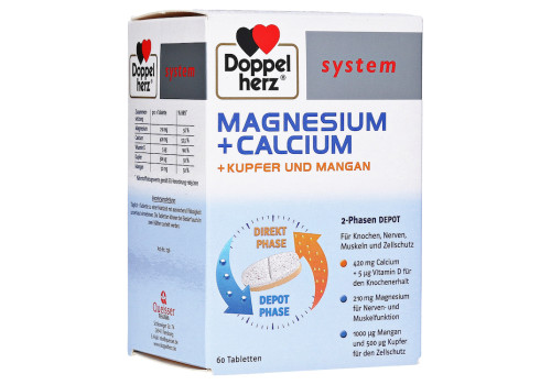 DOPPELHERZ Magnesium+Calc.+Kupfer+Mangan syst.Tab. (PZN 5918470)