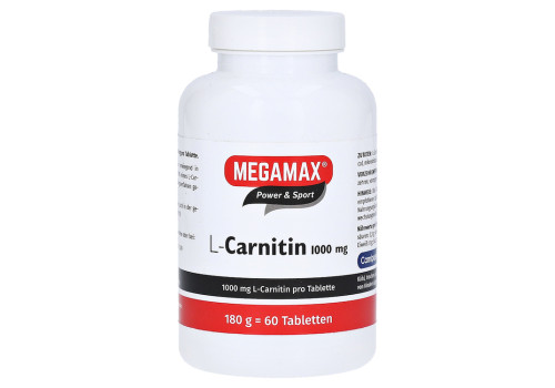 MEGAMAX L-Carnitin 1000 mg Tabletten (PZN 1444839)