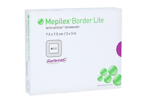MEPILEX Border Lite Schaumverb.7,5x7,5 cm steril (PZN 7126537)