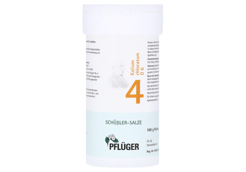BIOCHEMIE Pflüger 4 Kalium chloratum D 6 Pulver (PZN 6323371)