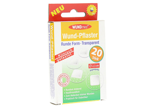 WUNDPFLASTER 2,5 cm rund transparent (PZN 9229661)