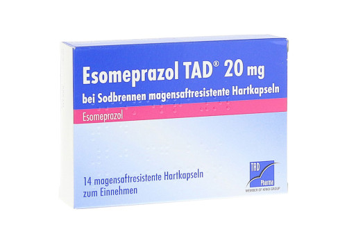 Esomeprazol TAD 20mg bei Sodbrennen (PZN 10963389)