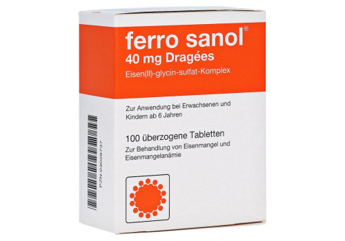 Ferro sanol 40mg Dragees – PZN 3028737 (PZN 3028737)