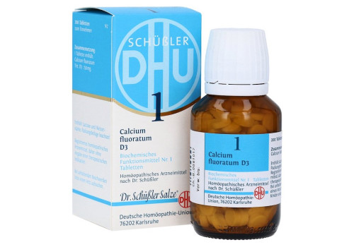 BIOCHEMIE DHU 1 Calcium fluoratum D 3 Tabletten – PZN 2580355 (PZN 2580355)