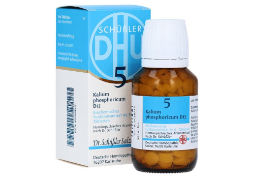 BIOCHEMIE DHU 5 Kalium phosphoricum D 12 Tabletten – PZN 2580591 (PZN 2580591)