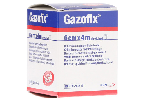 GAZOFIX Fixierbinde kohäsiv 6 cmx4 m (PZN 11587793)