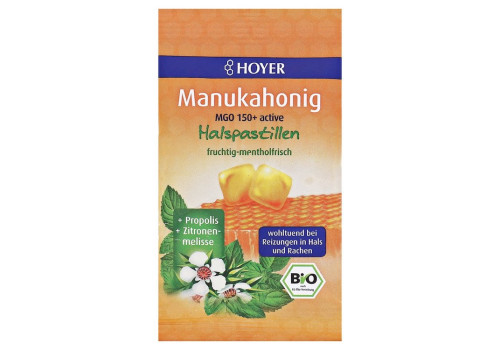 HOYER Manukahonig Halspastillen MGO 150+ active (PZN 13889475)