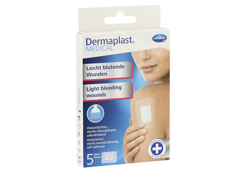 DERMAPLAST MEDICAL Wundpflaster wasserd.5x7,2 cm (PZN 11662052)