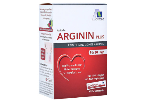 ARGININ PLUS Vitamin B1+B6+B12+Folsäure Sticks (PZN 16505707)