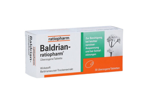 BALDRIAN-RATIOPHARM überzogene Tabletten (PZN 7052690)
