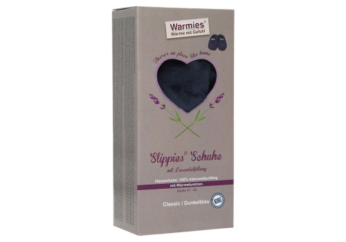 WARMIES Slippies Schuhe Classic Gr.41-45 dunkelbl. (PZN 11732344)