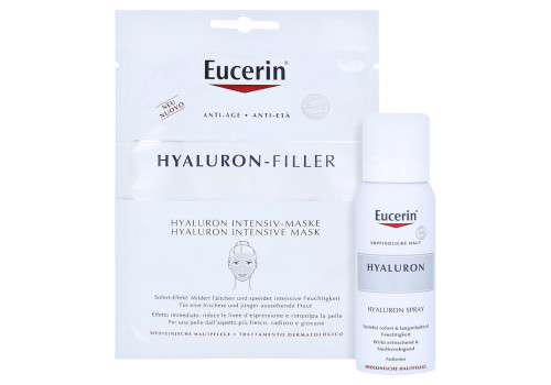 EUCERIN Anti-Age HYALURON-FILLER Intensiv-Maske + gratis Eucerin Hyaluron Spray 50ml (PZN 16009747)