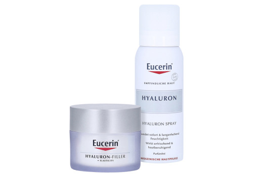 EUCERIN Anti-Age HYALURON-FILLER+Elasticity LSF 30 + gratis Eucerin Hyaluron Spray 50ml (PZN 16154610)