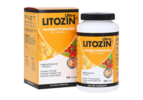 Litozin Ultra Hagebuttenpulver + Vitamin C (PZN 9771006)