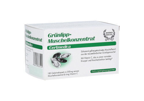 GRÜNLIPPMUSCHEL KONZENTRAT Kapseln (PZN 874288)