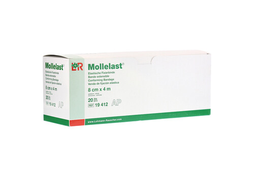 MOLLELAST Binden 8 cmx4 m weiß (PZN 11535945)