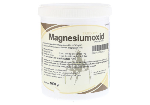 MAGNESIUMOXID Pulver vet. (PZN 11885415)