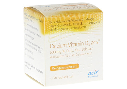 Calcium Vitamin D3 acis 500mg/400 I.E. (PZN 11011202)
