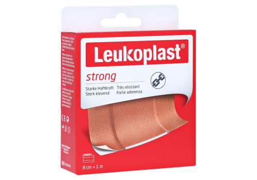 LEUKOPLAST strong Pflaster 8 cmx1 m (PZN 14219877)