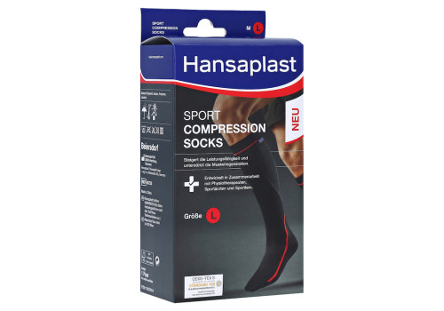 HANSAPLAST Sport Compression Socks Gr.L (PZN 15822914)
