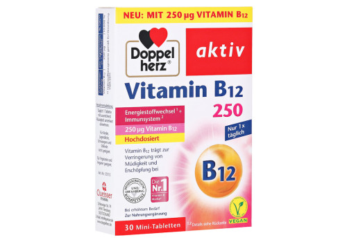 DOPPELHERZ Vitamin B12 250 aktiv Tabletten (PZN 16781028)