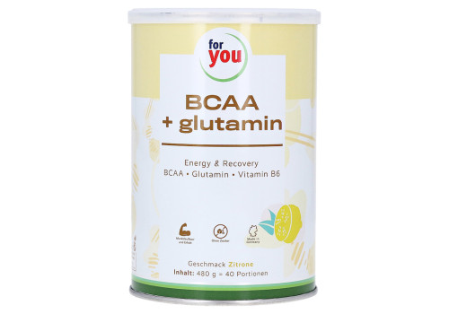 FOR YOU BCAA+glutamin Energy & Recovery Zitrone (PZN 15264265)