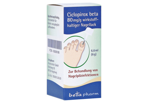 Ciclopirox beta 80mg/g (PZN 16006186)