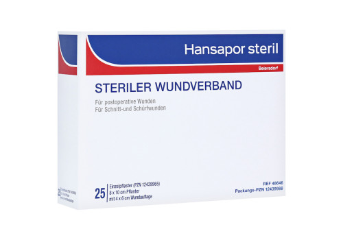 HANSAPOR steril Wundverband 8x10 cm (PZN 12439988)
