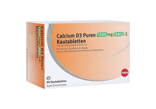 Calcium D3 PUREN 1000mg/880 I.E. (PZN 11333408)