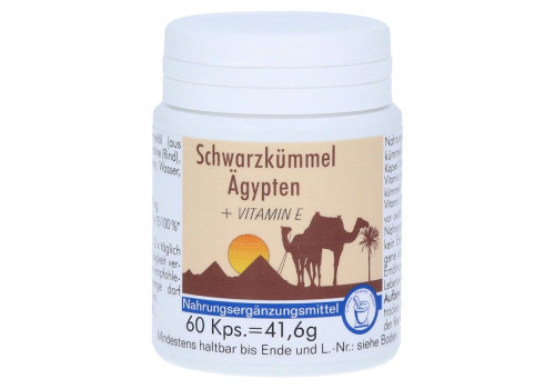 SCHWARZKÜMMEL ÄGYPTEN+E Kapseln – PZN 1248305 (PZN 1248305)