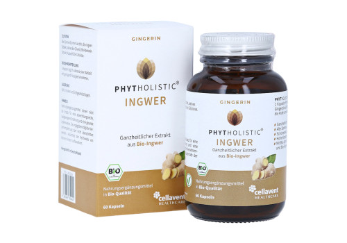 GINGERIN Phytholistic Bio-Ingwer-Extrakt Kapseln (PZN 13853336)