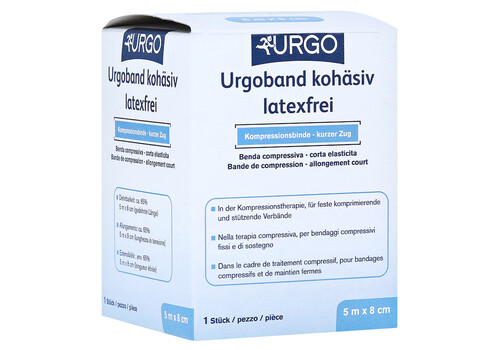URGOBAND kohäs.Kurzzugbinde 8 cmx5 m latexfrei (PZN 11515635)
