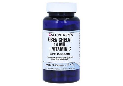 EISEN CHELAT 14 mg+Vitamin C GPH Kapseln (PZN 10082329)