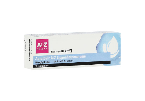 Aciclovir AbZ Lippenherpescreme (PZN 12552880)