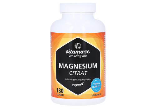 MAGNESIUMCITRAT 360 mg vegan Kapseln (PZN 16018640)