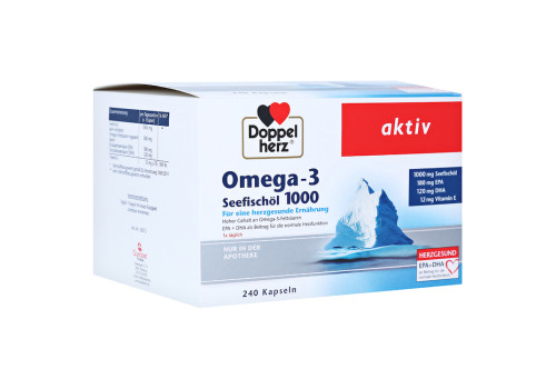 DOPPELHERZ Omega-3 Seefischöl 1000 Kapseln (PZN 16588550)