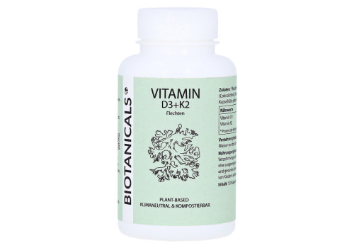 BIOTANICALS Vitamin D3+K2 Kapseln (PZN 16395408)