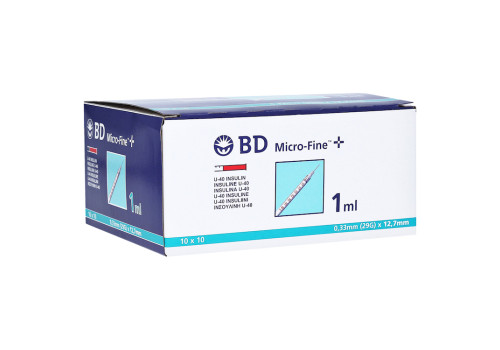 BD Micro-fine + U 40 Insulinspritze 12,7mm (PZN 4400127)