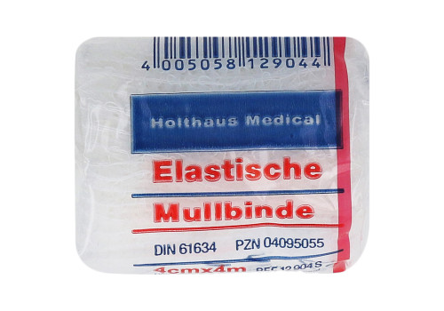 Mullbinden 4mx4cm elastisch (PZN 4095055)