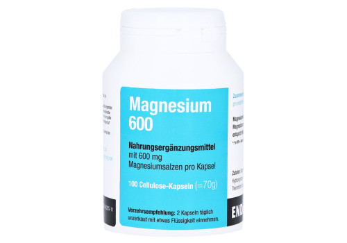 Magnesium 600 Kapseln (PZN 4926510)