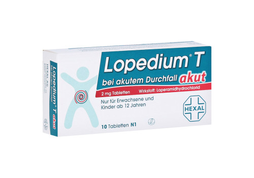 Lopedium T akut bei akutem Durchfall (PZN 3928406)