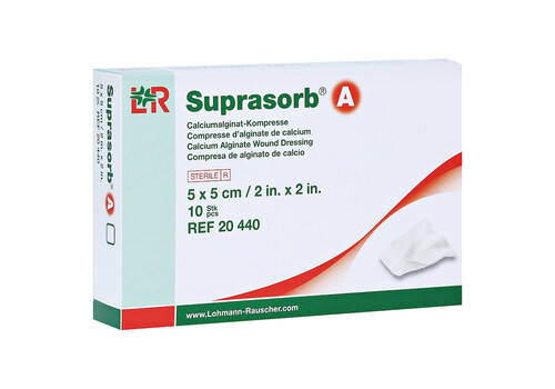 SUPRASORB A Calciumalginat Kompr.5x5 cm (PZN 14258564)