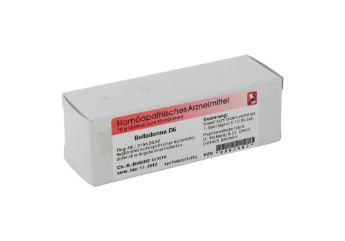 BELLADONNA D 6 Globuli (PZN 907467)