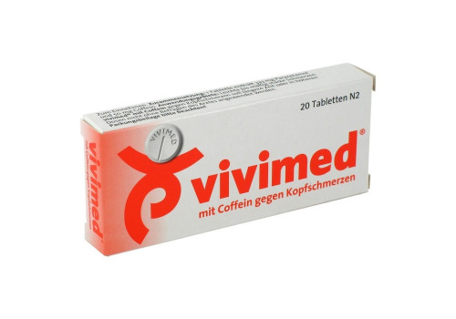 Vivimed mit Coffein gegen Kopfschmerzen (PZN 410324)