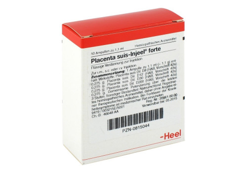 PLACENTA SUIS Injeel forte Ampullen (PZN 815044)