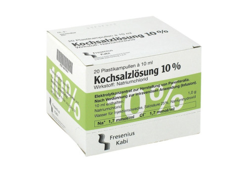 KOCHSALZLÖSUNG 10% Infusionslösungskonzentrat (PZN 817474)