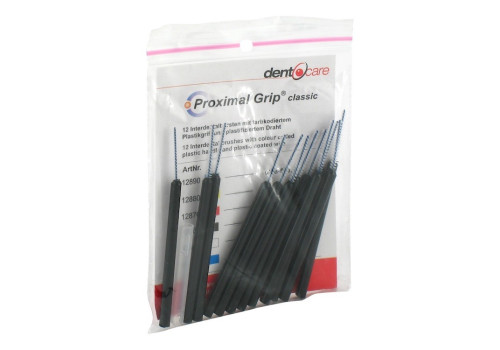 PROXIMAL Grip xx-fein schwarz Interdentalbürste (PZN 195386)